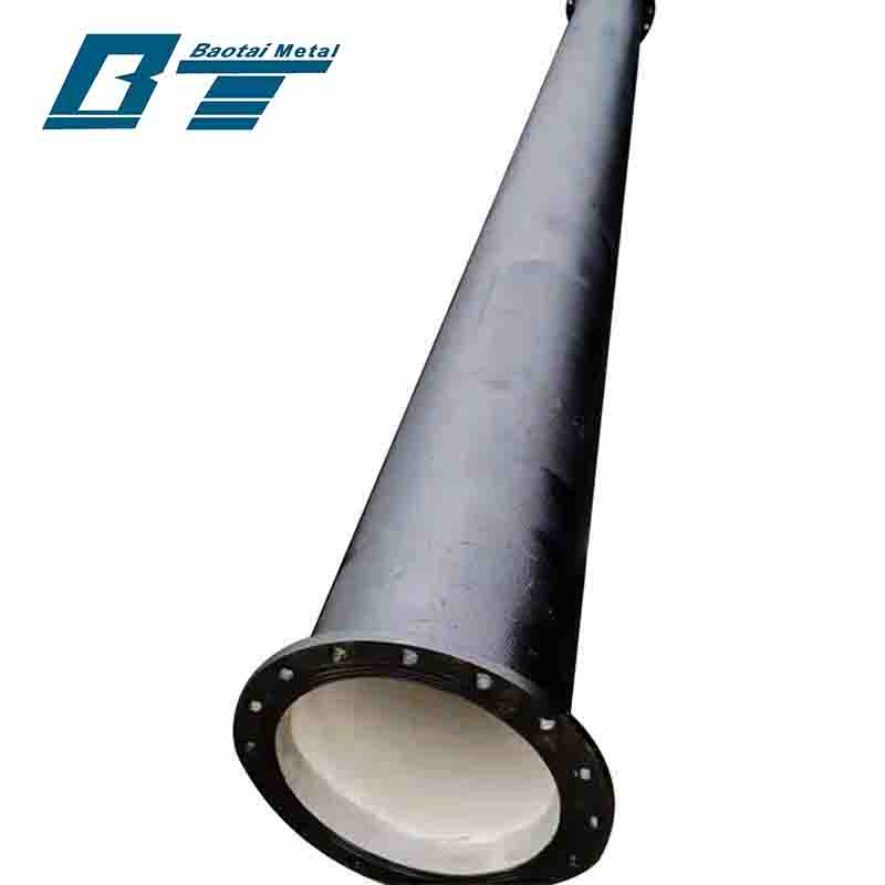 Fabricantes de Shandong Venta Caliente 100mm 400mm 500mm 1500mm DN700 90 Grado 8 Pulgada Tubería de Hierro Dúctil