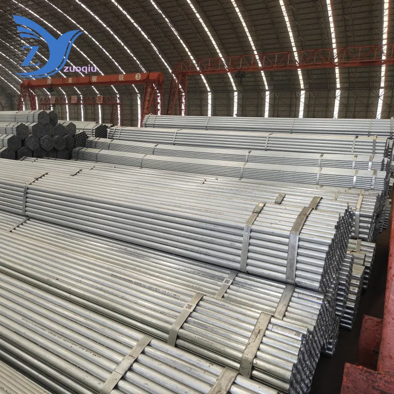 Tubería galvanizada embalada