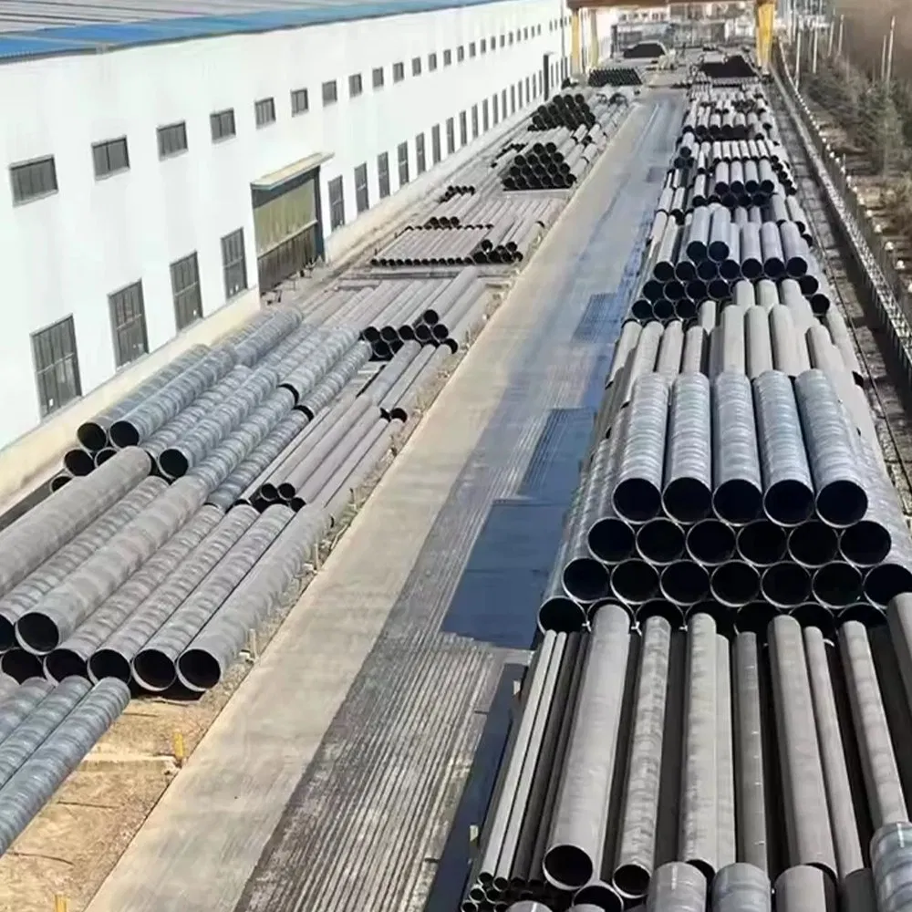 Tuberías de pilotes de acero ASTM A252 premium para uso estructural Tubería de estructura ordinaria Tubería soldada en espiral Tuberías soldadas longitudinalmente