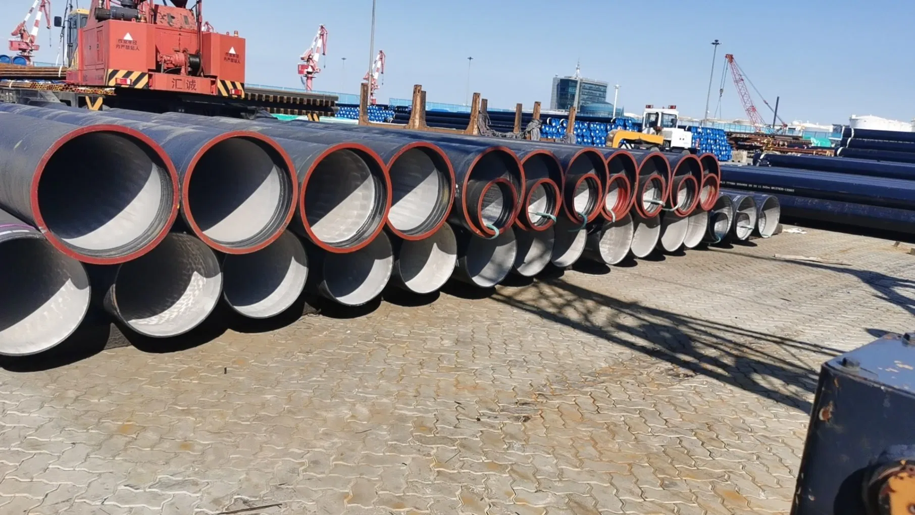 Ventas Directas de Fábrica 20 Pulgadas Clase K9 con Brida de Charco 90 Grado Hierro Fundido Dúctil Tubo