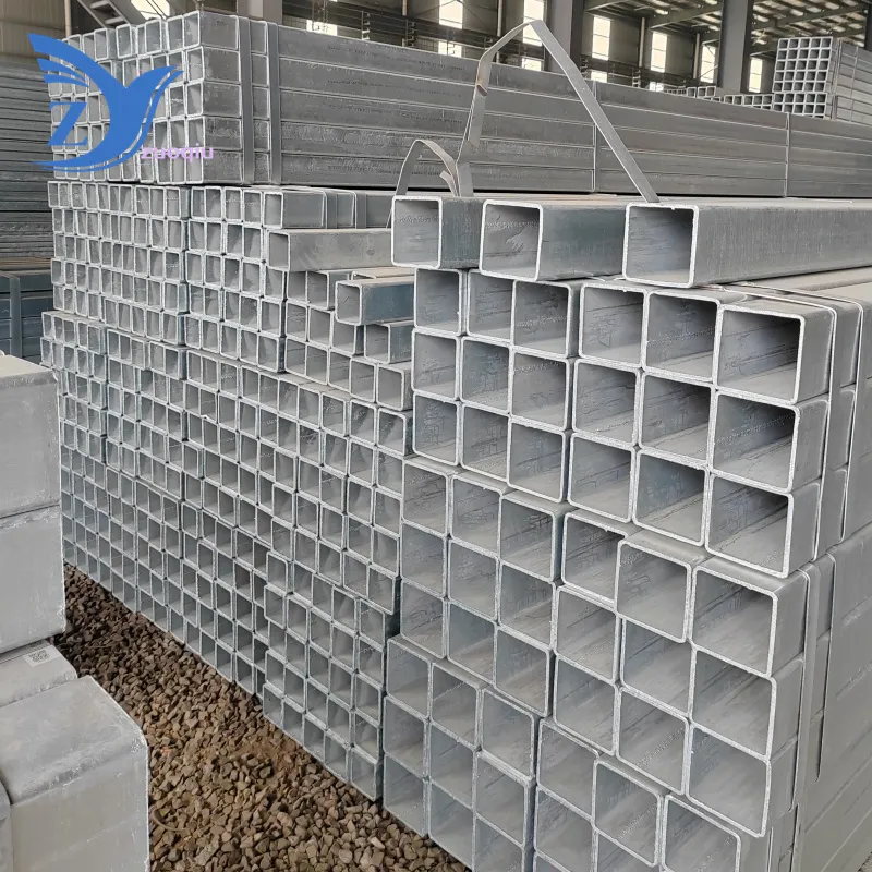 Tubería cuadrada de acero galvanizado