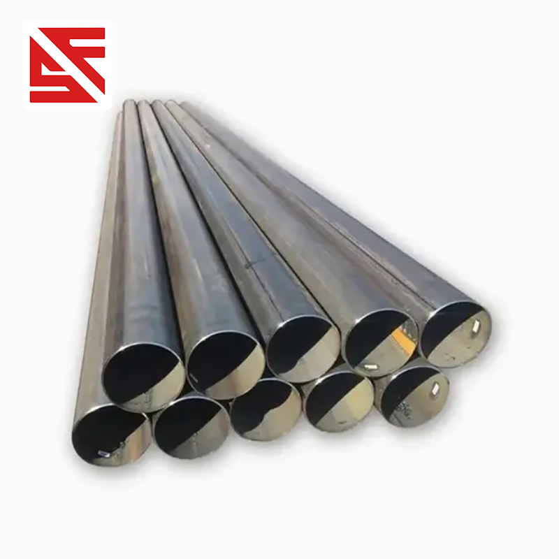 Tubería de acero al carbono sin costura de gran diámetro y soldadura longitudinal en stock