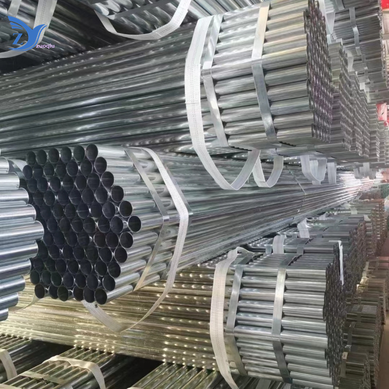 S235jr S255jr Q235B Q355b Tubos de acero al carbono soldados longitudinalmente para construcción