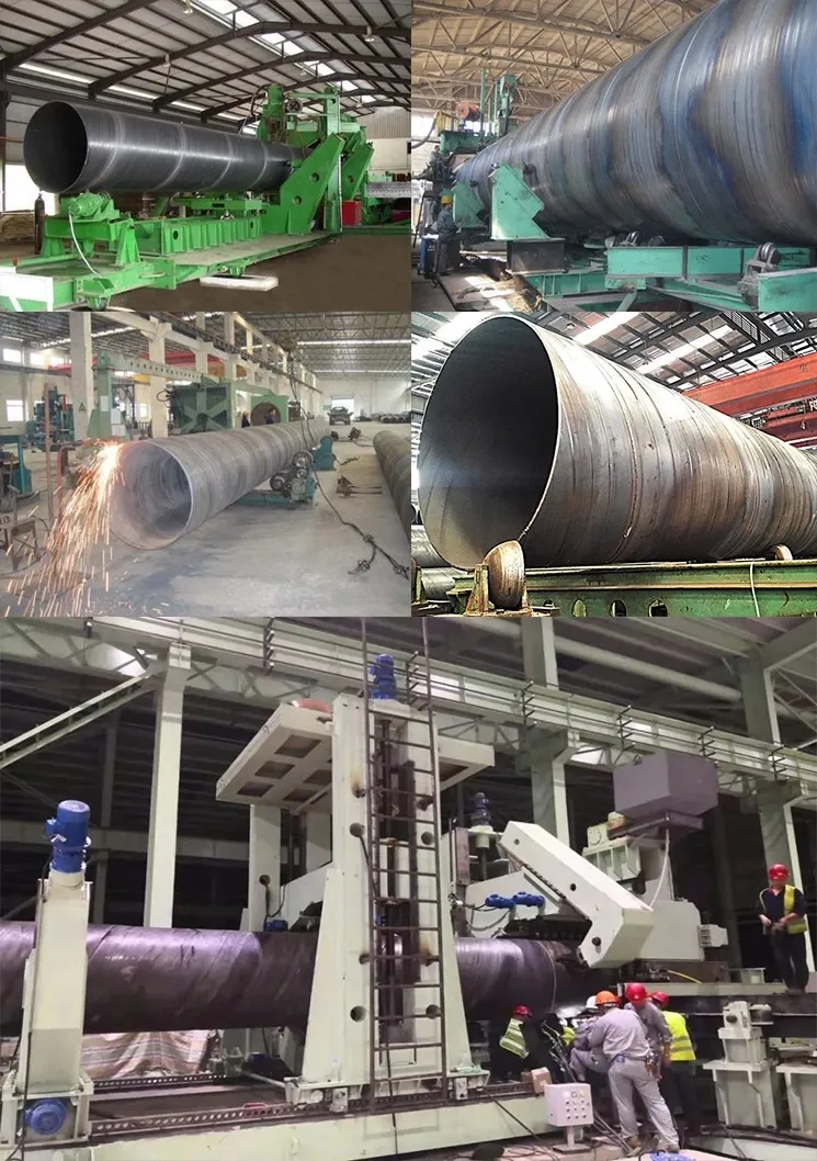 Tubería de acero al carbono soldada por arco sumergido API5l / ASTM A252