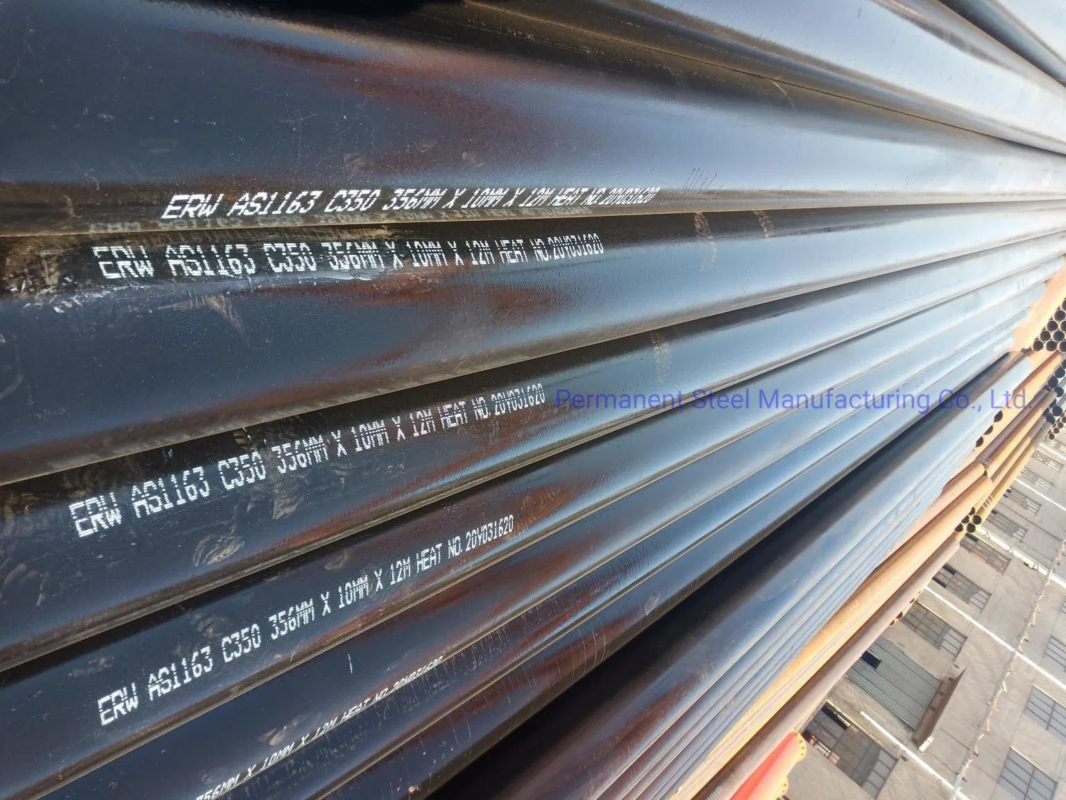 406.4mm API 5L Gr. B ERW Hfw Tubo de Acero Soldado Industria