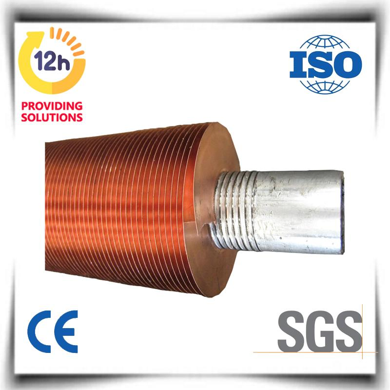 Tuberías de acero inoxidable con aletas en espiral soldadas de alta frecuencia, fábrica de tuberías de acero al carbono con aletas en espiral