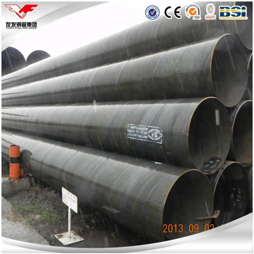 Fábrica de tuberías de acero al carbono soldadas SSAW LSAW para petróleo y gas 1200mm diámetro de tubería de acero al carbono