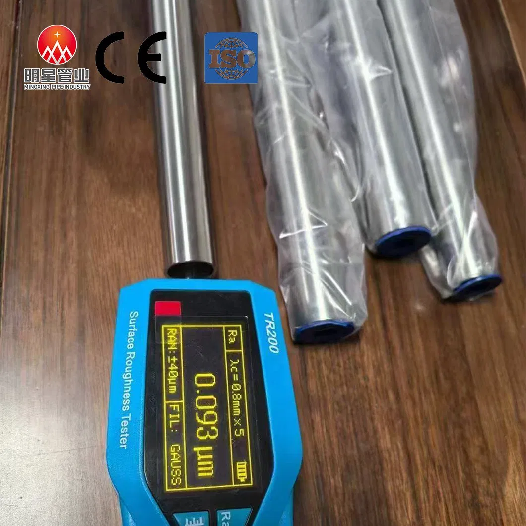 Premium 1/4"-10" Od 1-6mm THK 304/316L GB/T14976 ASTM A312 En10216 JIS G3459 DIN2462 Tubo de acero inoxidable sin costura para tuberías de fluidos químicos resistentes a ácidos en plantas