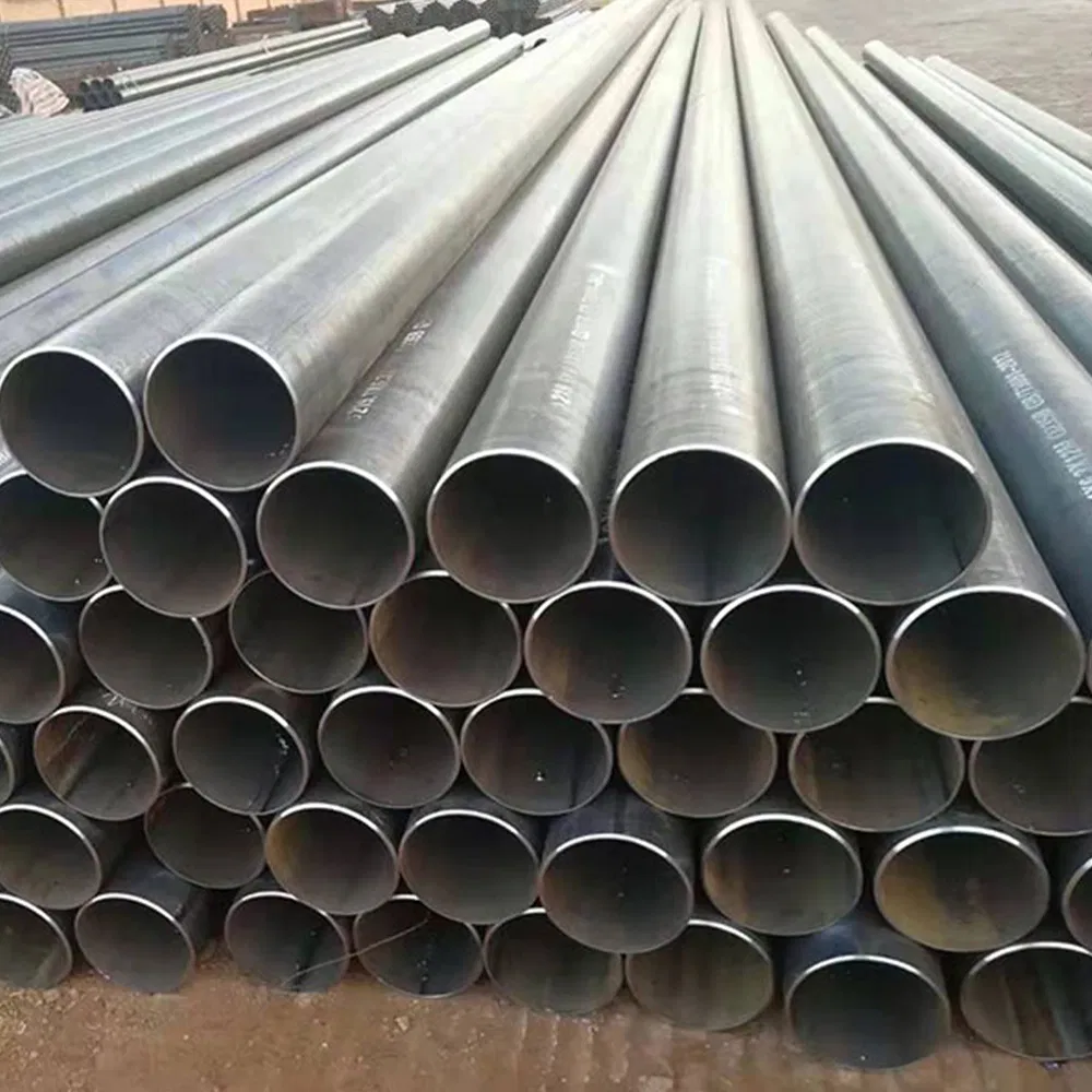 Fábrica de China Ms Tubo Negro de Acero al Carbono Soldado ERW Laminado en Frío Stk290, Stk400, Stk490, Stk500, Stk540, Stpg370, Stpg410 Tubo Soldado
