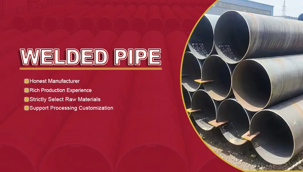Tuberías de pilotes de acero ASTM A252 premium para uso estructural Tubería de estructura ordinaria Tubería soldada en espiral Tuberías soldadas longitudinalmente