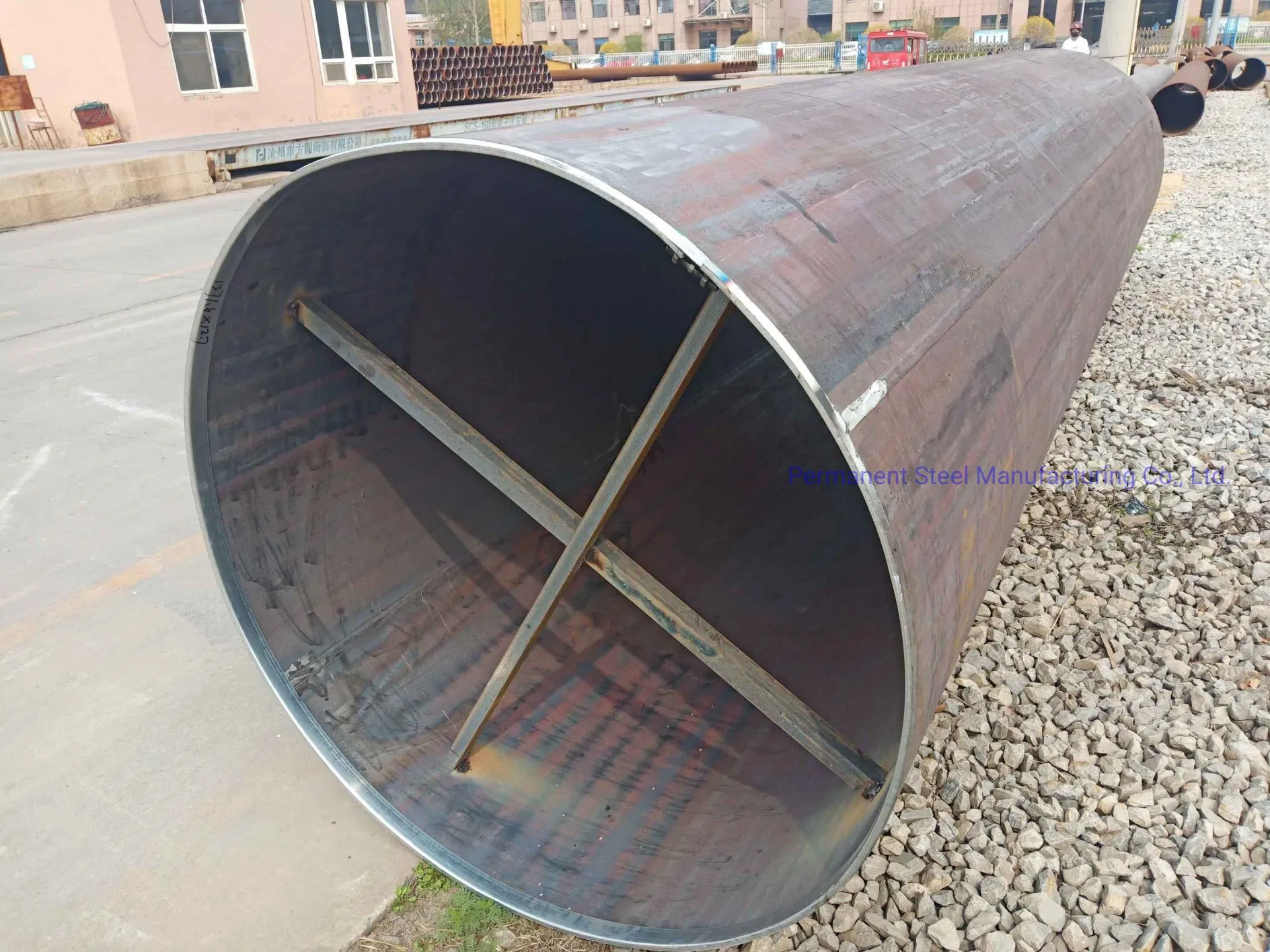 Industria de tuberías de acero de presión LSAW soldadas longitudinalmente en China