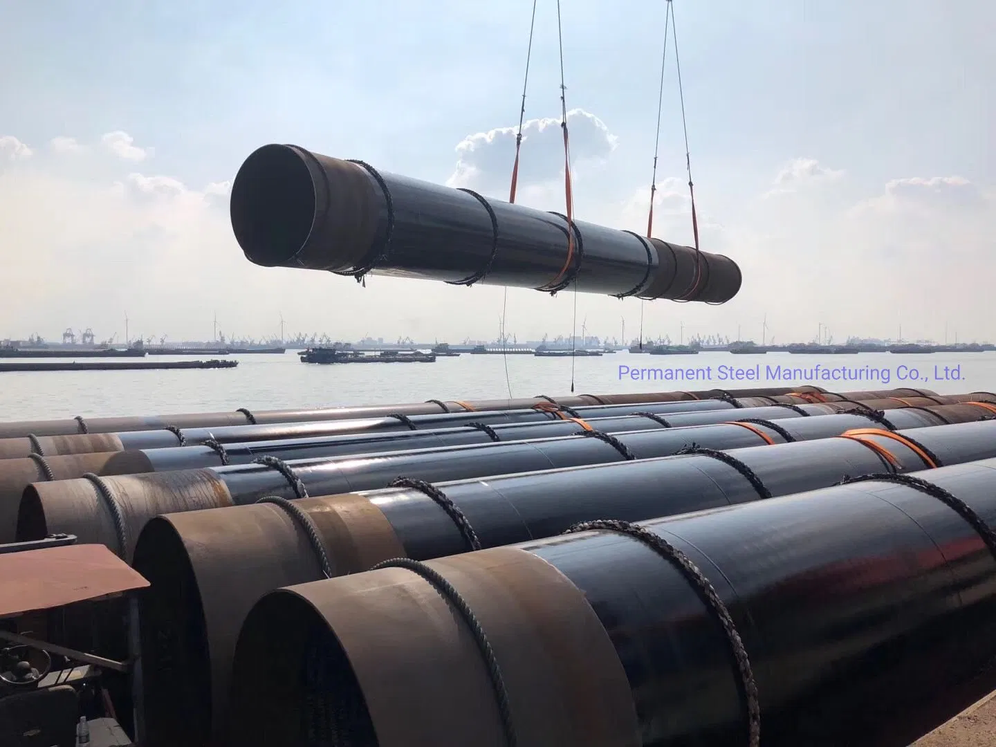 Industria de tuberías de acero de presión LSAW soldadas longitudinalmente en China