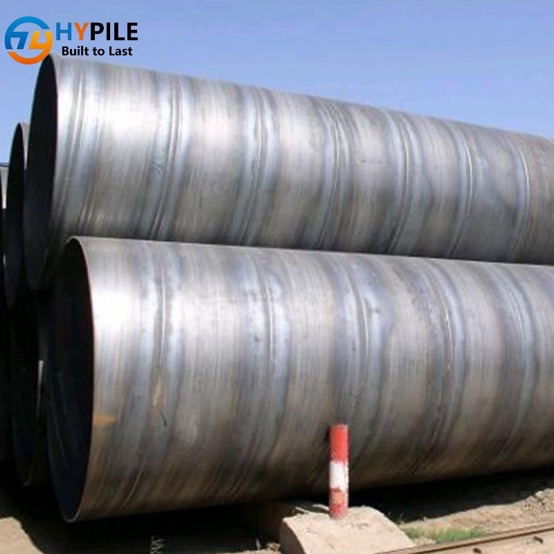 Tubería espiral soldada por arco sumergido doble hipile para construcción en el campo petrolero
