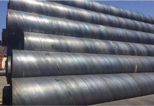 Tubería soldada de carbono negro ASTM A53/GB/T 3091 LSAW de acero al carbono para construcción, fábrica directa y tamaños personalizados