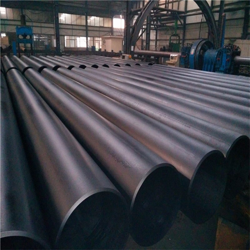 Tubo de acero redondo negro LSAW de alta calidad de fábrica en China, precio de tubo metálico galvanizado de China