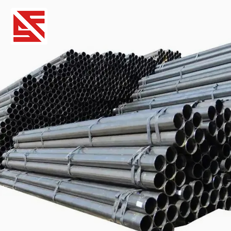 Tubería de acero al carbono sin costura de gran diámetro y soldadura longitudinal en stock