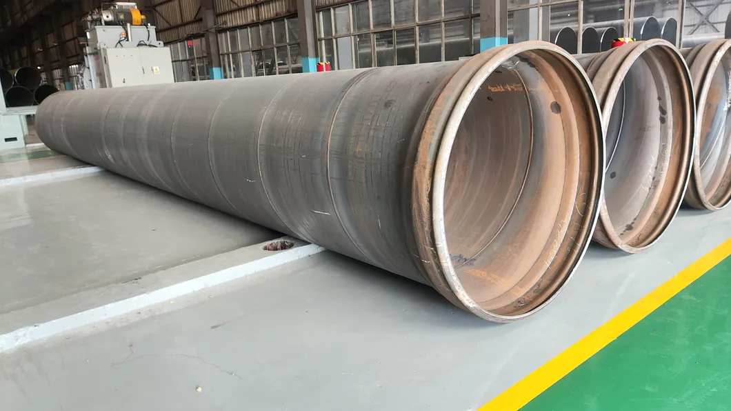 Tubo SSAW de Concreto de Gran Diámetro para Petróleo y Gas, Tubo de Acero Soldado en Espiral