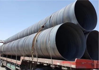 Tubo de acero SSAW - Tubo soldado por arco sumergido en espiral para la transmisión de agua / petróleo / gas