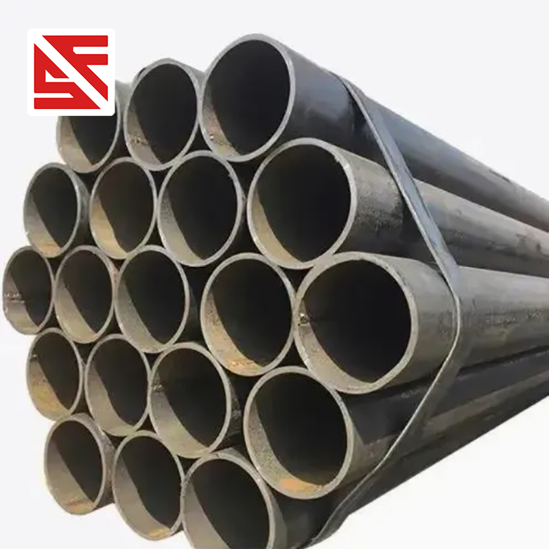 Tubería de acero al carbono sin costura de gran diámetro y soldadura longitudinal en stock