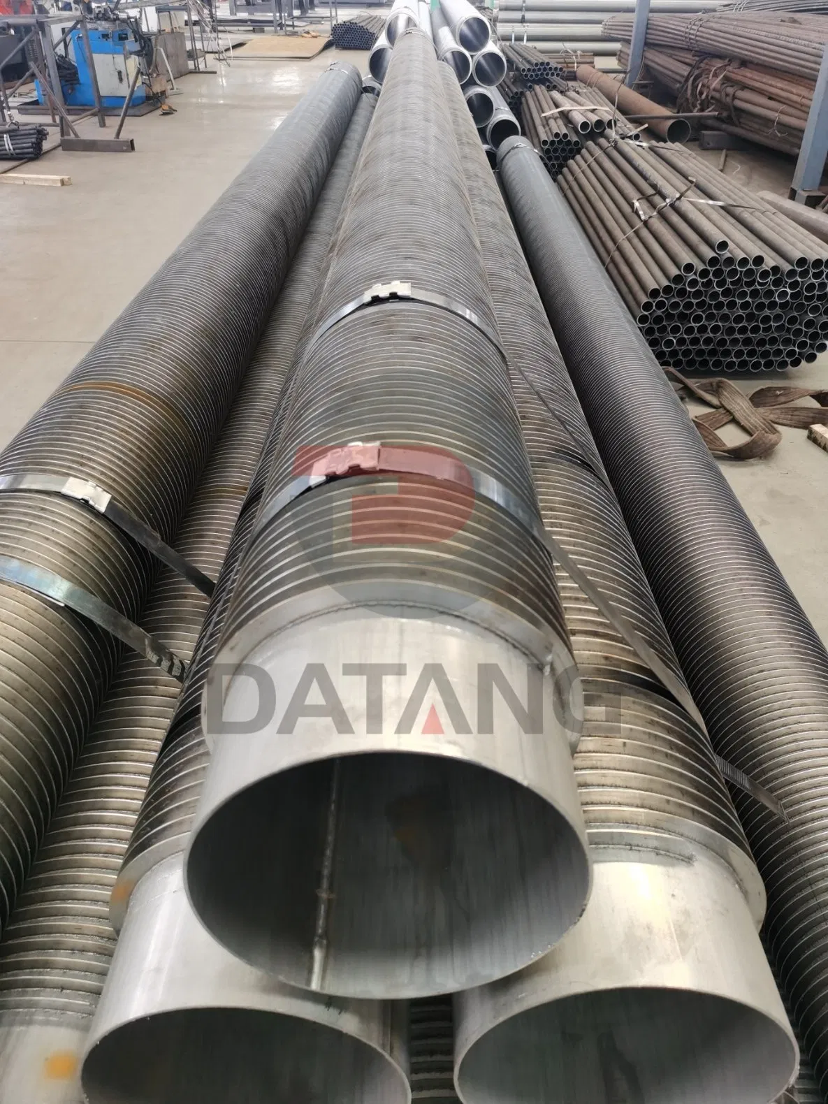 Precio de fábrica tubo de tubo de aletas en espiral soldado de alta frecuencia (HFW) con diámetro máximo 273mm, para intercambiador de calor de enfriador de aire industrial, refinación petroquímica