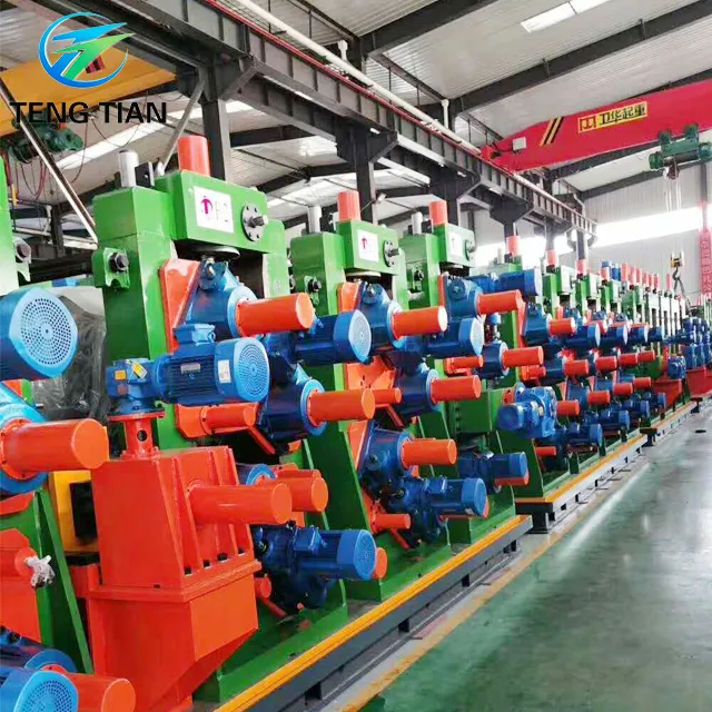 Molino de Laminación de Tubos ERW Avanzado para 60-165mm Producción de Tuberías de Acero