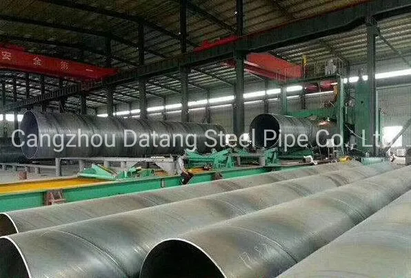 Suministro de fábrica ASTM A106 Tubos SSAW soldados por arco sumergido en espiral