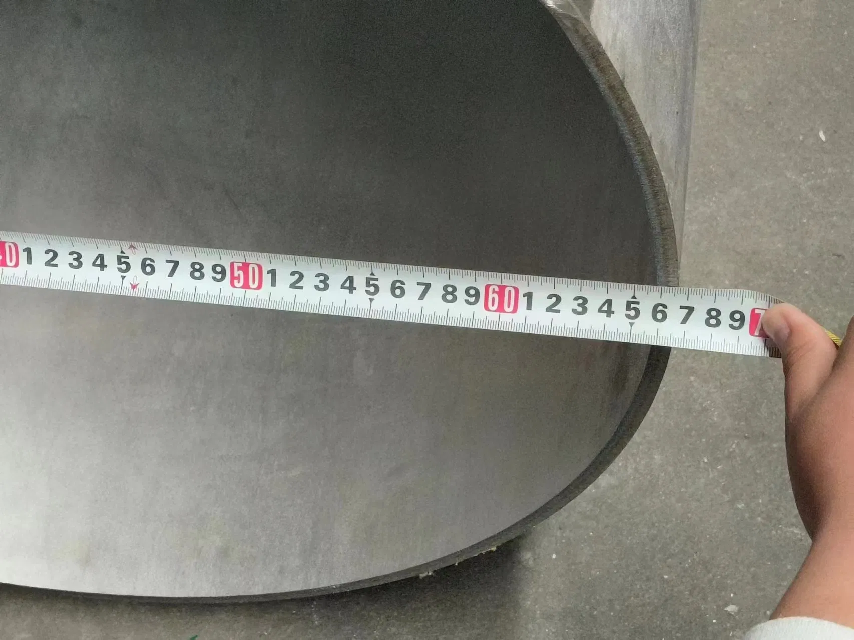 Tubería de acero inoxidable soldada super dúplex para la construcción naval, uso de grandes tubos LSAW