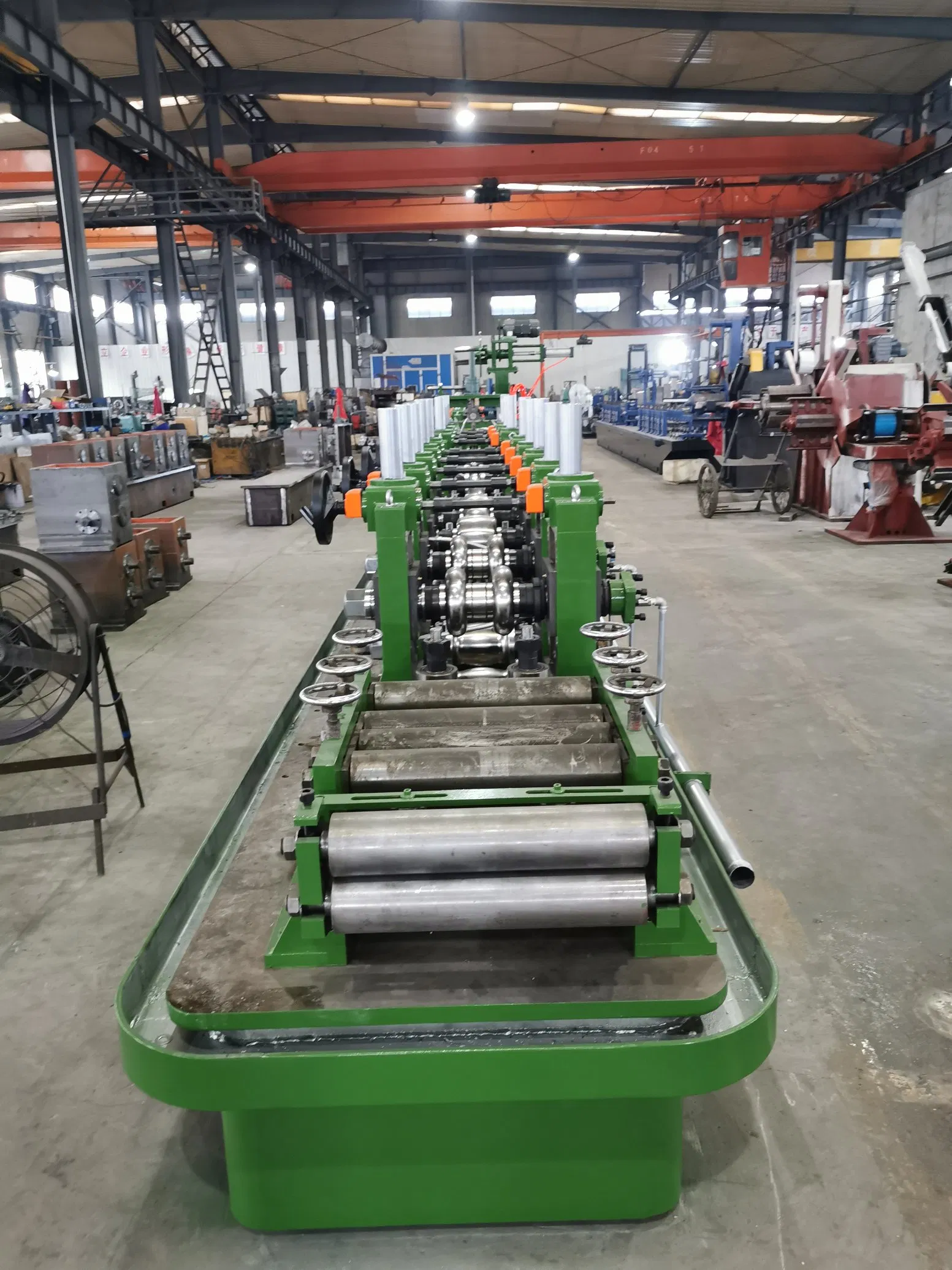 Máquinas de formación de acero por soldadura Hf, molino de tubos para tubos ERW