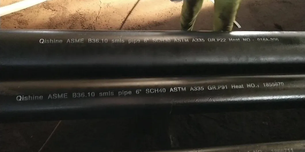 Inspección de diámetros de tubos de acero