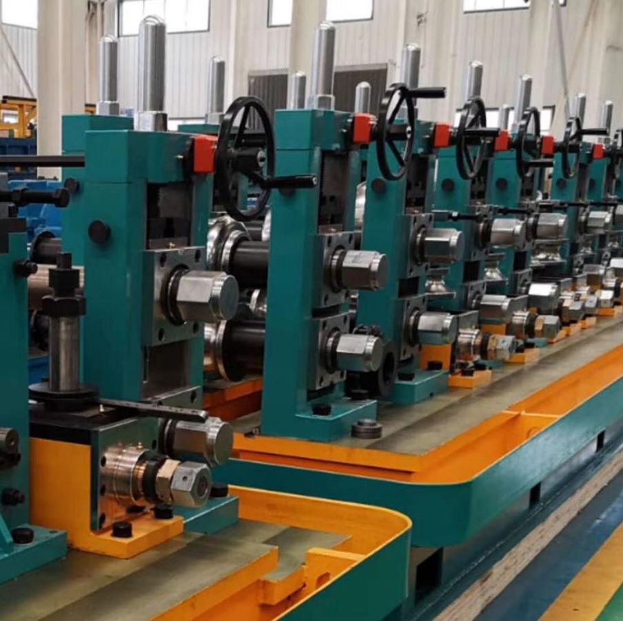 Línea de molino de tubos de acero para máquina de fabricación de tubos cuadrados de acero al carbono