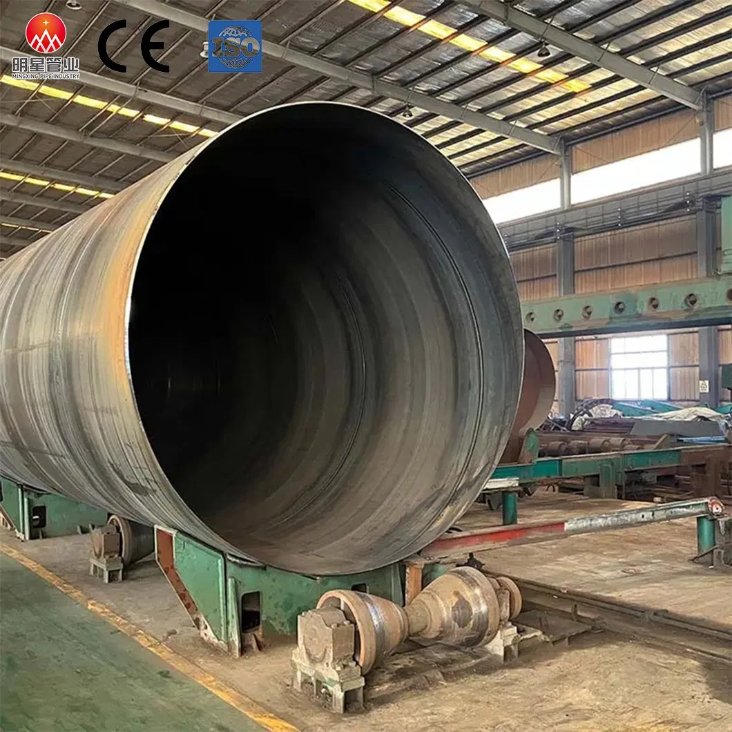 Tubería de acero bajo en carbono duradera, φ 219 a φ 3200mm Tubería de acero soldada duradera Tubería de acero LSAW Tuberías soldadas longitudinalmente Tubería para construcción