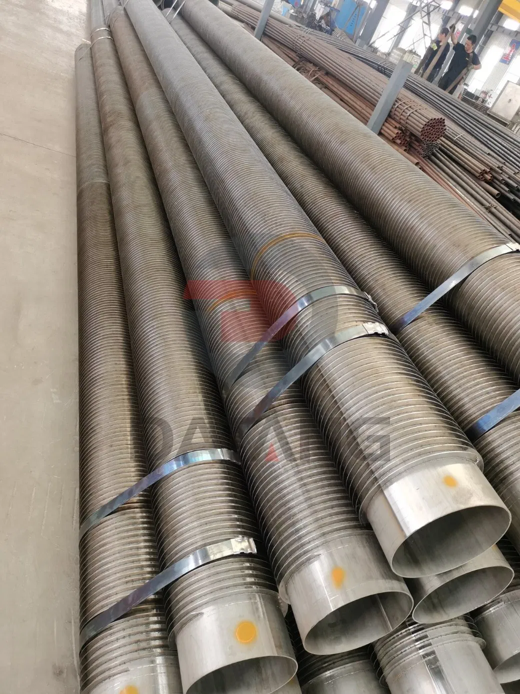 Llegar ODM OEM Tubo de Pipa de Alta Frecuencia de Soldadura (HFW) con Aletas en Espiral Sólido con Od Máx 273mm, para Enfriador de Aire Industrial Intercambiador de Calor, Refinación Petroquímica