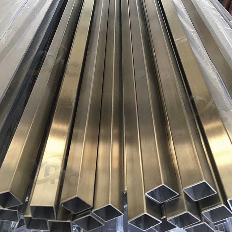 Tubería Cuadrada de Acero Inoxidable JIS SUS 304 316L Soldada Sin Costura para el Mercado de Asean SUS304 SUS316L Suministro de Tubo Cuadrado