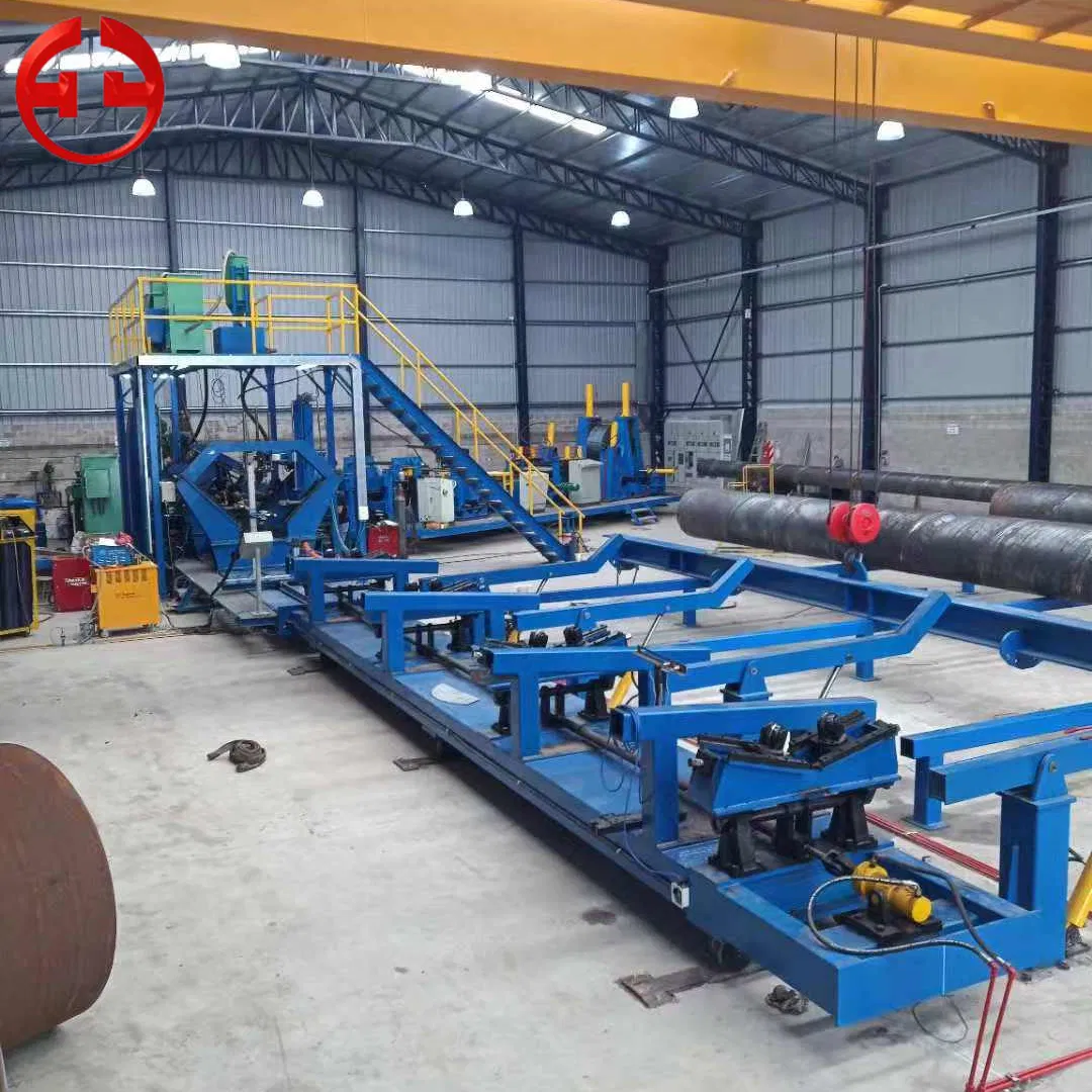 Máquina de fabricación de tuberías SSAW máquina automática de tubos soldados en espiral; molino de aceite