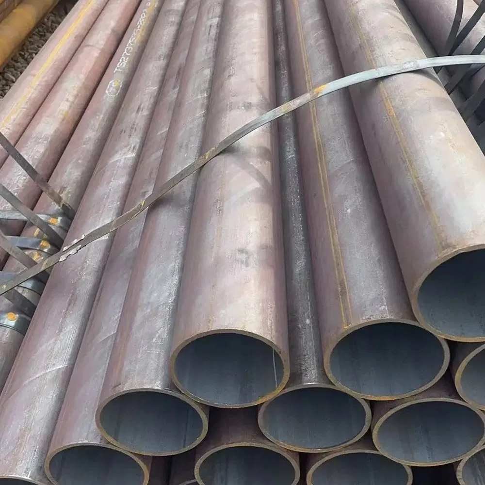 Tubería de acero carbono ERW negra de alta calidad ASTM A53 Schedule 40