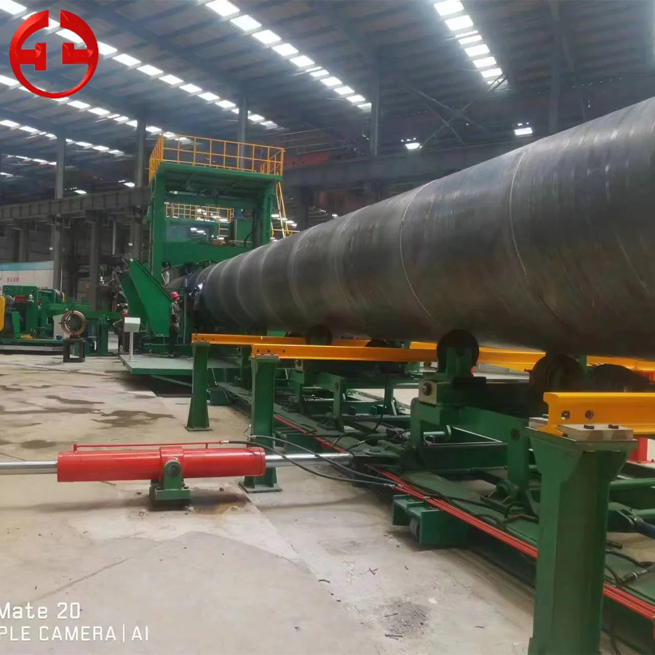 Máquina de fabricación de tuberías SSAW máquina automática de tubos soldados en espiral; molino de aceite