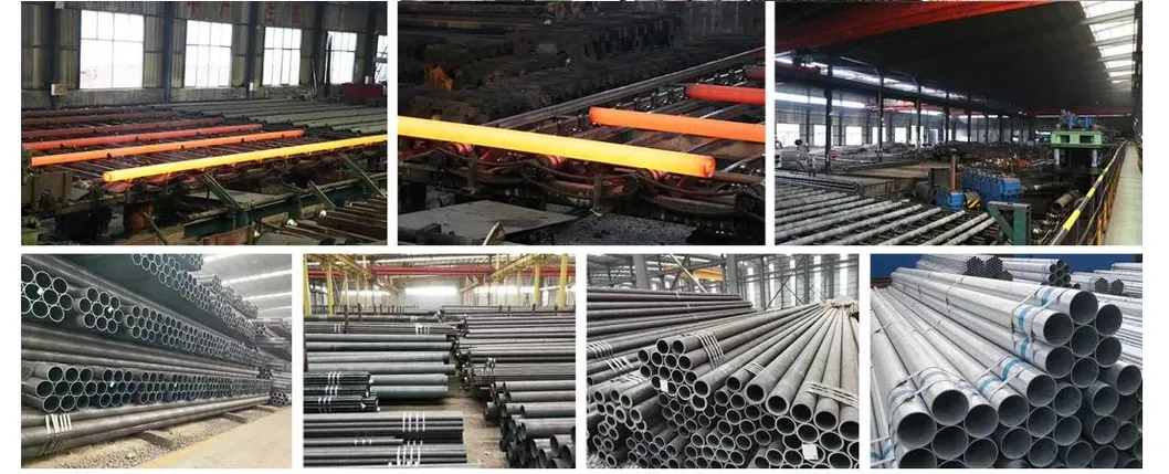 Precio de fábrica de tubo de acero sin costura galvanizado, laminado en frío y dibujado en frío