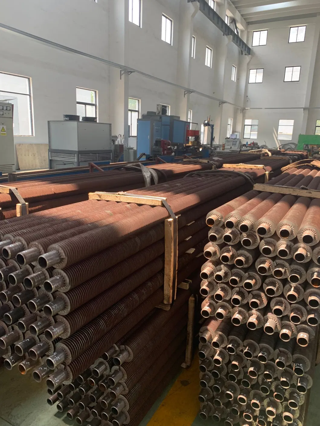 Tubo de aletas extruido en espiral soldado de alta frecuencia ASTM A179