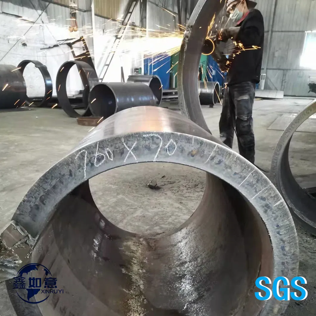 Tubería de acero soldada por arco sumergido en espiral para entrega de agua y fuego, tubo en forma de cono / placa de arco circular / tubería de soldadura de acero