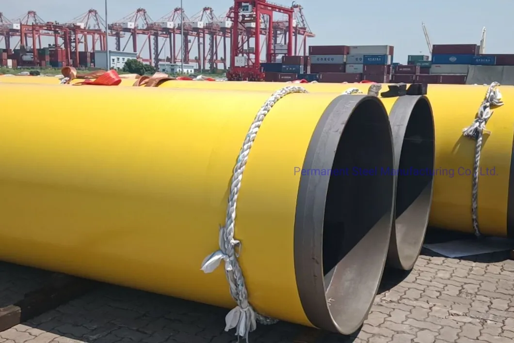 Industria de tuberías de acero de presión LSAW soldadas longitudinalmente en China