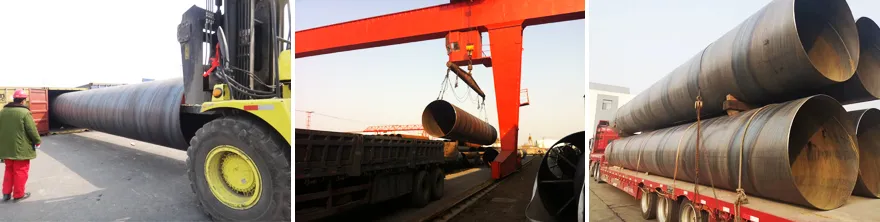 Venta Directa de Fábrica Tubería de Acero SSAW / LSAW Doble Capa Recubierta de FBE Anticorrosión para Transporte de Agua