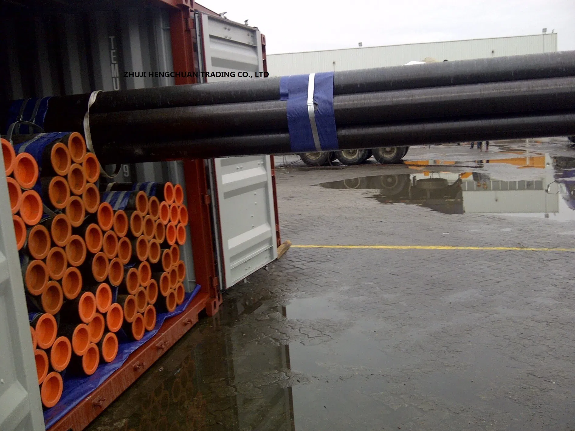 Q235B Tubo de acero inoxidable soldado por arco sumergido longitudinal