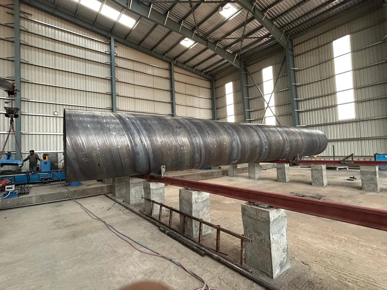 2540X25.4mm Molino de tubos en espiral finalizó la puesta en marcha en India