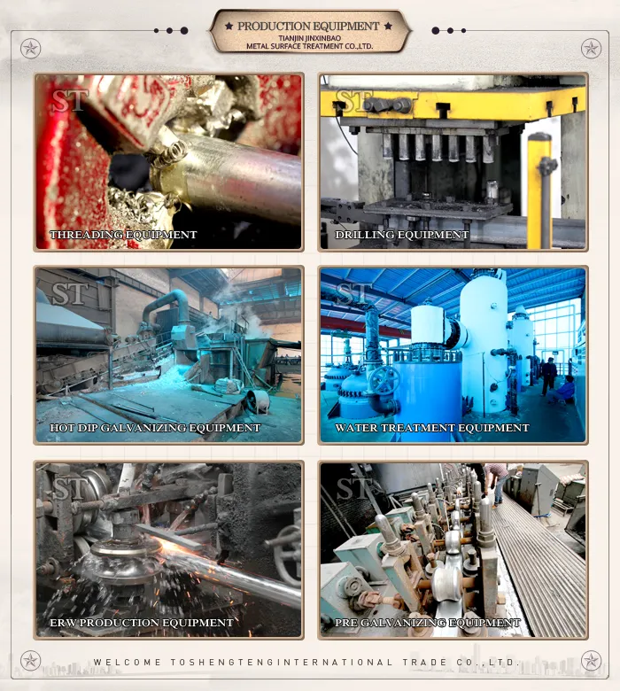 Línea de producción de tubos galvanizados