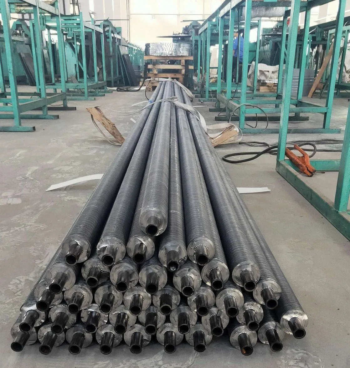 Tubo de aletas extruido en espiral soldado de alta frecuencia ASTM A179