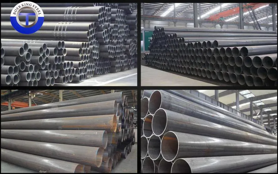 Tuberías tratadas con barniz negro
