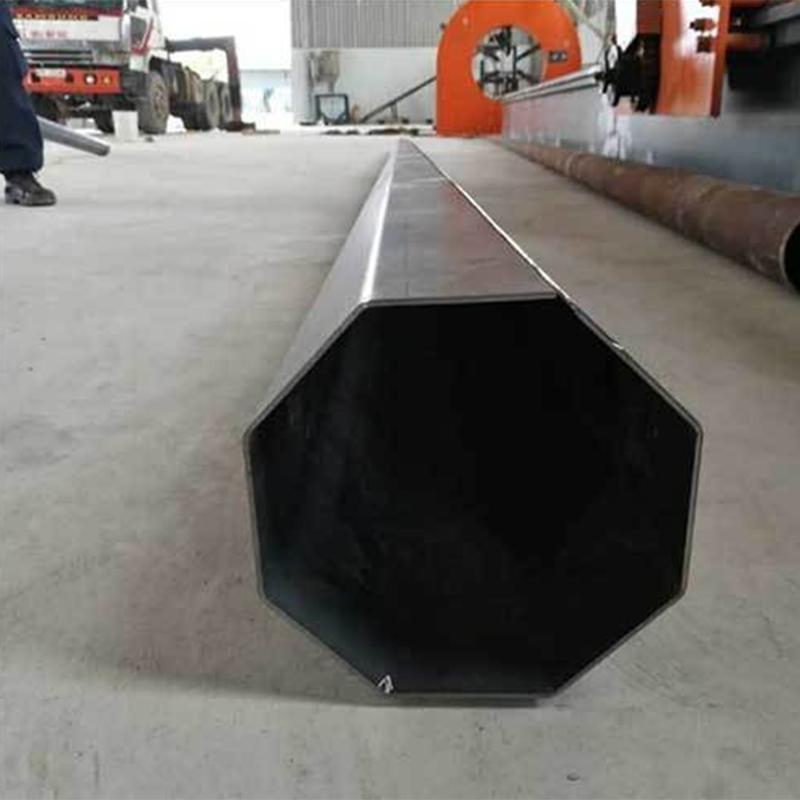 Tubo de acero al carbono octagonal de alta precisión soldado por arco sumergido en espiral (SSAW) JIS G3101 Ss400 para tubería de vapor precio