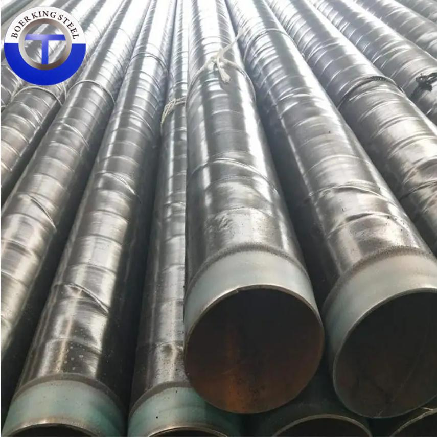 Tubería de acero soldada en espiral SSAW ERW LSAW de gran diámetro API5L X42 X52 X56 X60 X70 con precio de fábrica