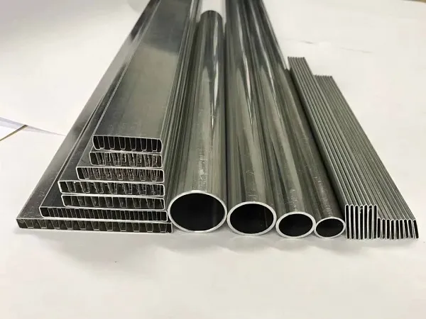 Tubo de aluminio soldado de alta frecuencia directo de fábrica para radiador de vehículo de nueva energía