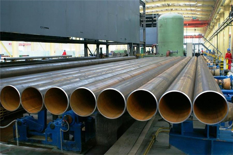 En 10217 UOE Formado Transporte de Aceite Tubería de Acero al Carbono LSAW CS ASTM A252 API Tubería Soldada